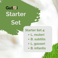 L. reuteri + B. subtilis + L. gasseri + B. infantis | SIBO Stable | Yogurt Starter Set | Starter Cultures | 3 Yogurt Starters